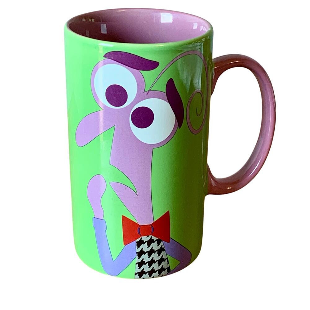 Disney Store 16 oz Coffee Mug Inside Out FEAR "Sure You Wanna Do This?" Emotion